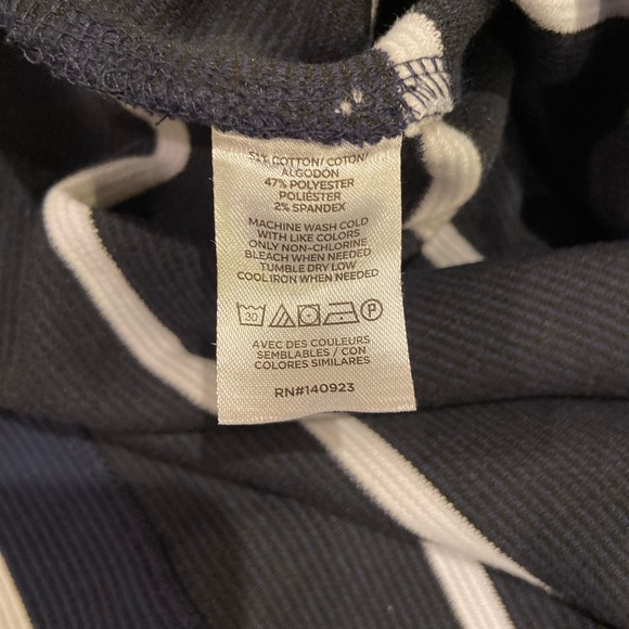 Lou & Grey Navy Blue and White Striped Tunic - Picture 7 of 7